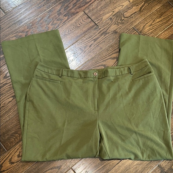 Ashley Stewart Green Pants size 26 - Picture 2 of 6